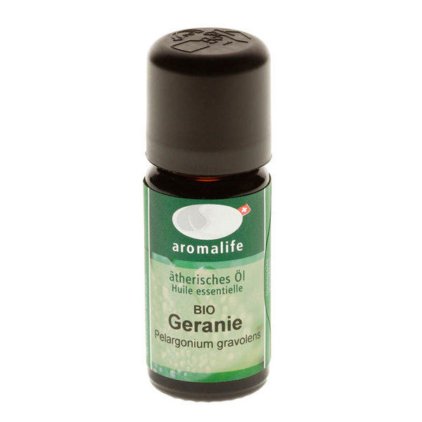 Aromalife Geranie (Rosengeranie) Bio ätherisches Öl 10ml