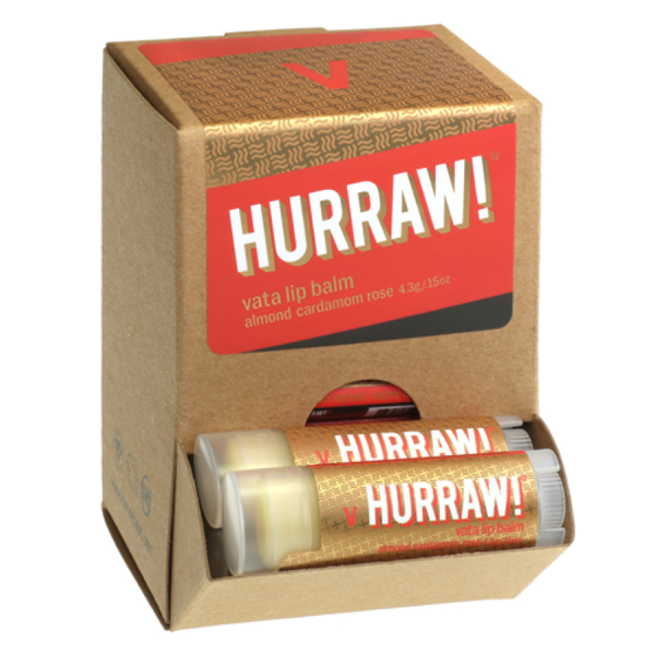 Bild von HURRAW! Vata Lip Balm Display à 24 Stück