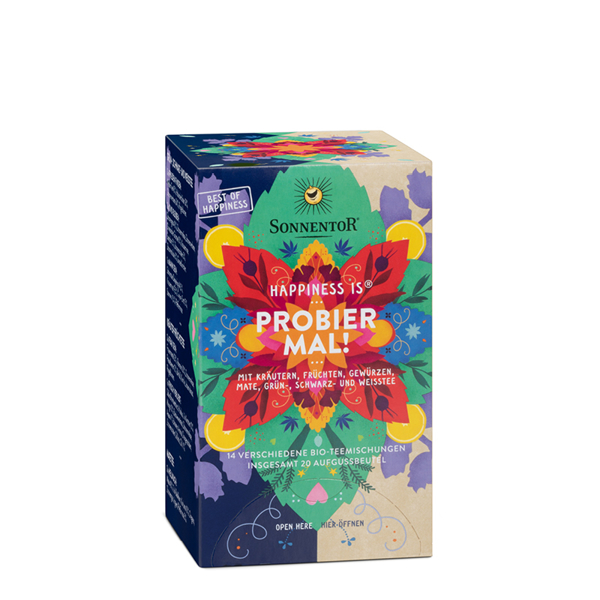 Bild von Sonnentor Happiness is Probier Mal! Tee Btl. à 20