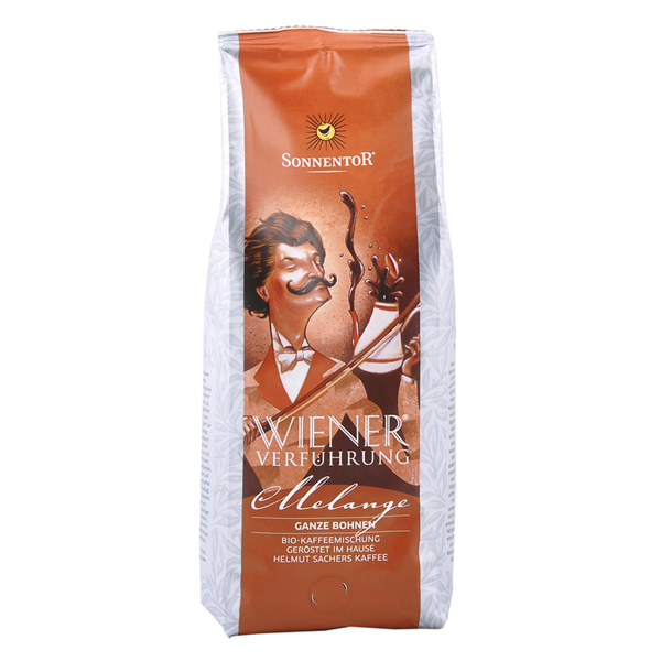 Bild von Sonnentor Wiener Verführung Melange Kaffee Bohnen ganz 500g