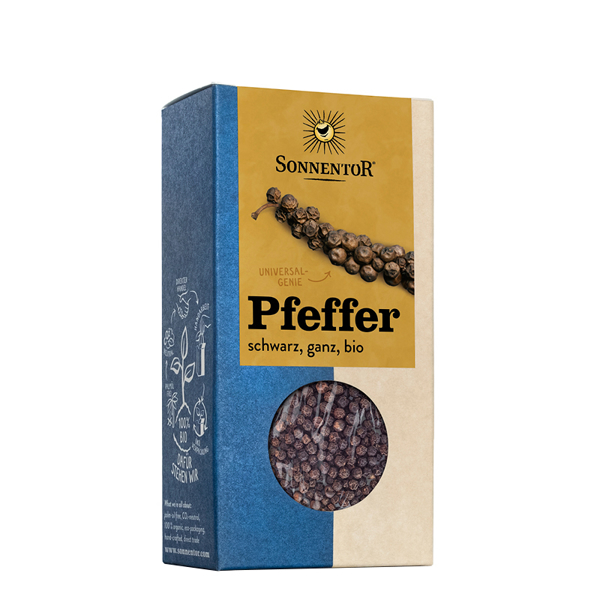 Bild von Sonnentor Pfeffer schwarz ganz 55g