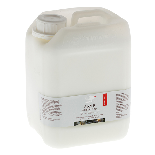 Aromalife ARVE Muskelbad mit Edelweissextrakt 2500ml Nachfüllung