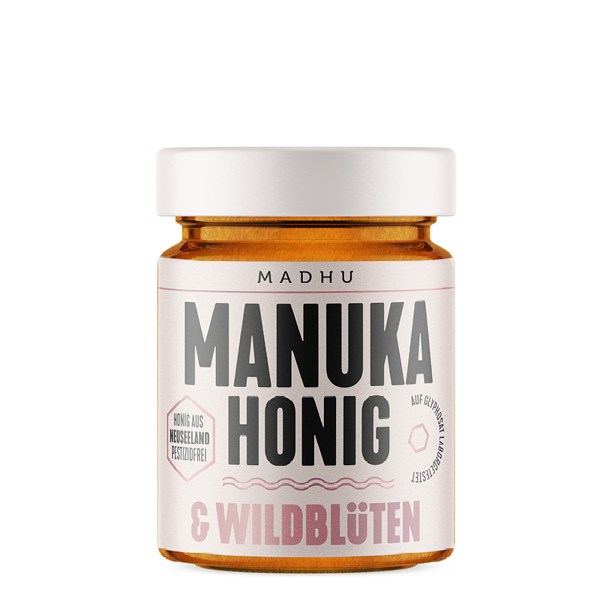 Bild von MADHU HONEY Manuka Honig & Wildblüten 250g