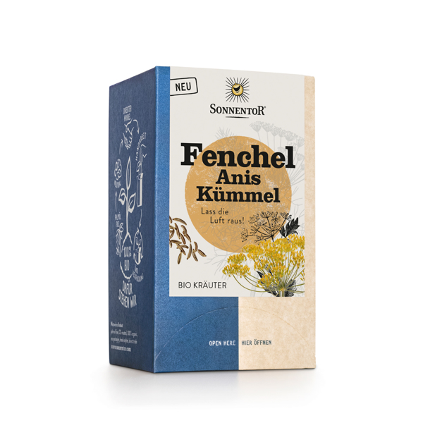 Bild von Sonnentor Fenchel Anis Kümmel Tee Btl à18