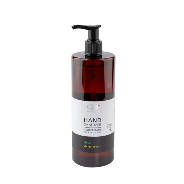 Aromalife Handsanitizer Arve-Bergamotte Dispenser 500ml