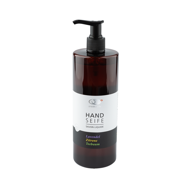 Bild von Handseife Lavendel-Zitrone-Teebaum Dispenser 500ml (Flasche aus rPET)