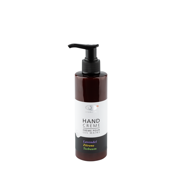 Bild von Handcreme Lavendel-Zitrone-Teebaum Dispenser 200ml (Flasche aus rPET)