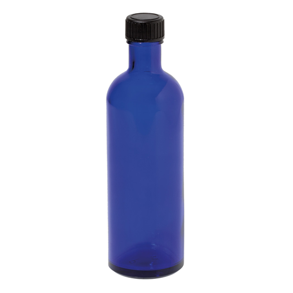 Bild von Blauglasflasche 200ml inklusive Schraubverschluss