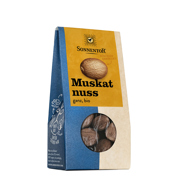 Bild von Sonnentor Muskatnüsse ganz 25g
