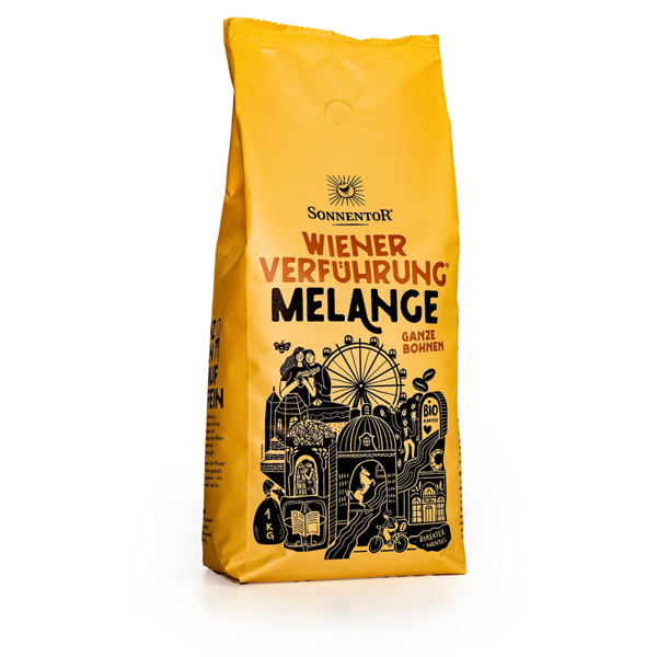 Bild von Wiener Verführung Melange Kaffee Bohnen ganz 1kg