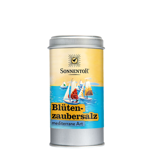 Bild von Sonnentor Mediterranes Blütenzaubersalz Dose 90g