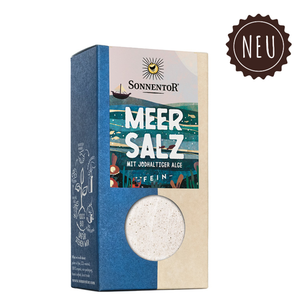 Bild von Sonnentor Meersalz mit Jodhaltiger Alge 150g