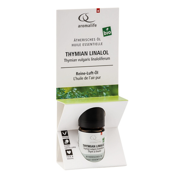 Aromalife TOP Thymian Linalol ätherisches Öl Bio 5 ml