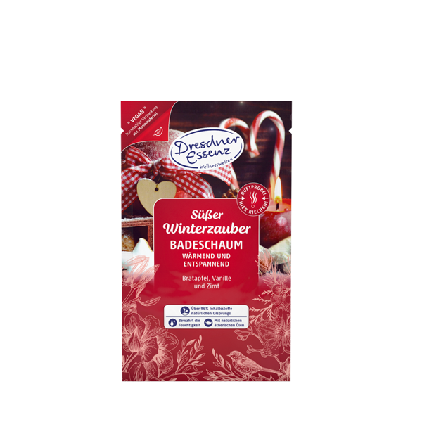 Bild von DRESDNER ESSENZ Süsser Winterzauber Portionenbad 60 g Display à 12 Stk