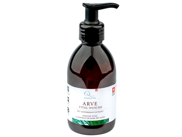 ARVE Vital-Dusche mit Alpenrosenextrakt 250 ml – und ätherischen Ölen