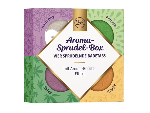 Dresdner Essenz Aroma Sprudel-Box mit 4 Sprudeltabs