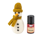 Aromalife Filz Schneemann mit Duftmischung Winterzauber 5 ml