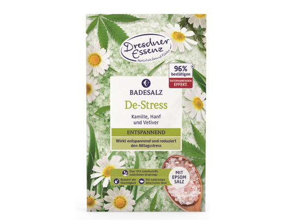 Natürlich Gesund Fühlen Badesalz De-Stress 60g Display à 12 Stk.
