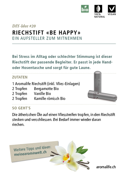 Bild von DIY-Idee #20: Riechstift «Be Happy»