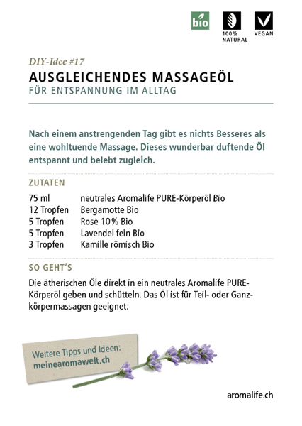 Bild von DIY-Idee #17: Ausgleichendes Massageöl