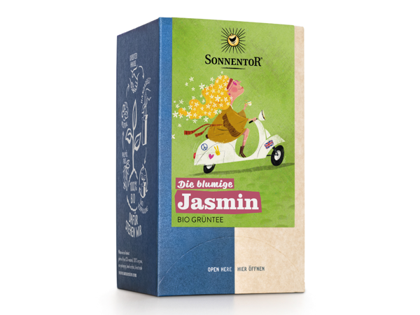 Sonnentor Grüntee Jasmin Btl. à18