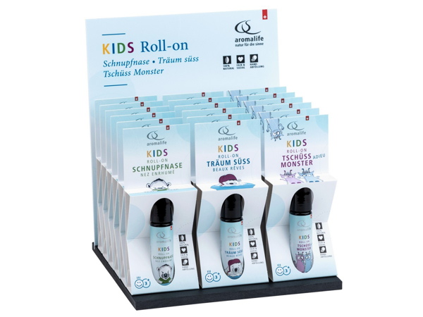 Aromalife KIDS Roll-on Thekendisplay à 18 Stk.
