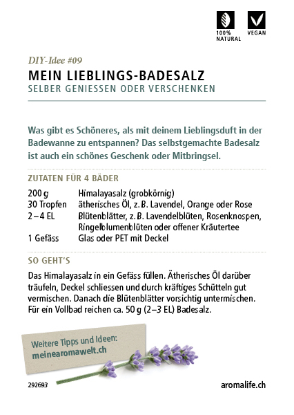 Bild von DIY-Idee #9: Mein Lieblings-Badesalz