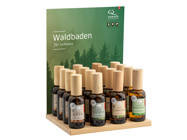 Aromalife Display Raumspray Waldbaden 24x 100 ml