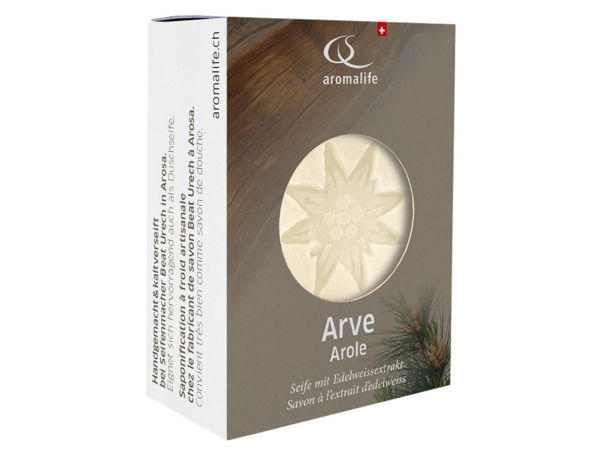 Aromalife Seife Arve mit Edelweissextrakt 90g