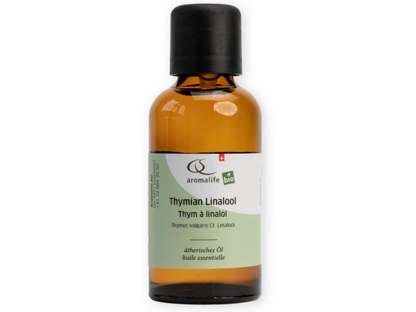 Aromalife Thymian Linalool Bio ätherisches Öl 50 ml