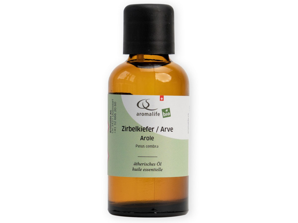 Aromalife Bio ätherisches Zirbelkiefer-/ Arvenöl 50 ml