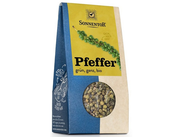 SONNENTOR Pfeffer grün ganz 20 g - BIO