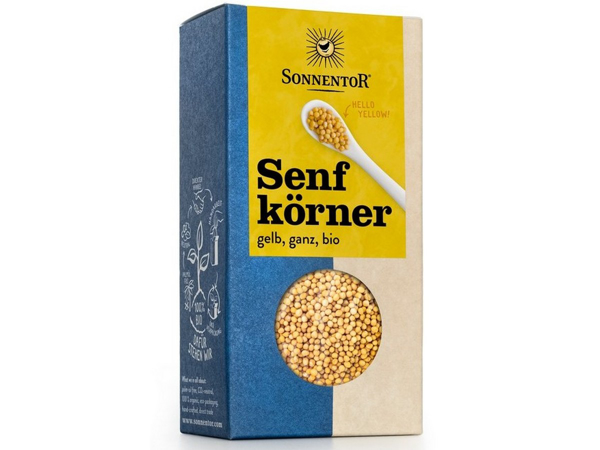 SONNENTOR Senfkörner gelb ganz 120 g - BIO