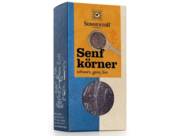 SONNENTOR Senfkörner schwarz ganz 80 g - BIO