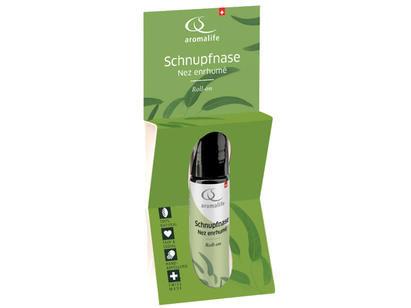 Aromalife Roll-on Schnupfnase 10 ml verpackt
