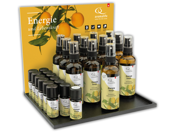 Aromalife Energie Thekendisplay à 24 Stk assortiert
