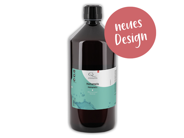 AROMALIFE Hamamelis Pflanzenwasser 1 l - BIO