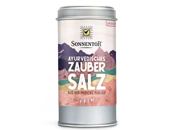 Bild von Sonnentor zauberhaftes Kristallsalz fein Streudose 120g