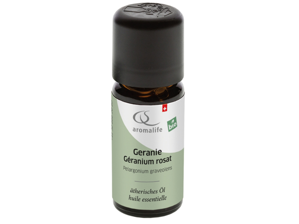 Aromalife Geranie (Rosengeranie) Bio ätherisches Öl 10ml