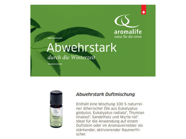 Aromalife Abwehrstark Flyer
