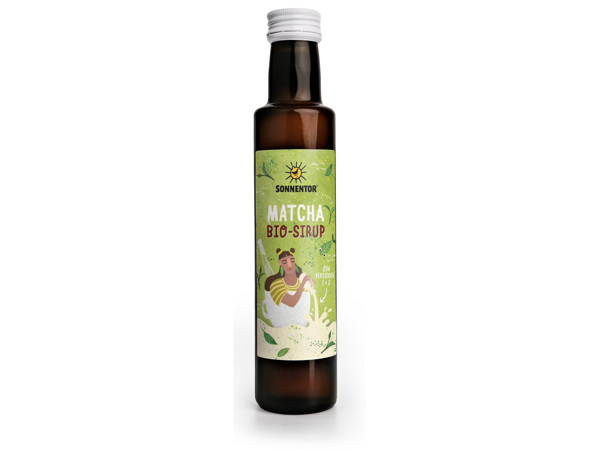 Sonnentor Matcha Sirup 250 ml - BIO